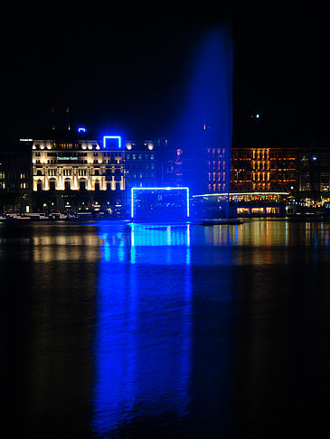 Foto Fontäne auf der Binnenalster