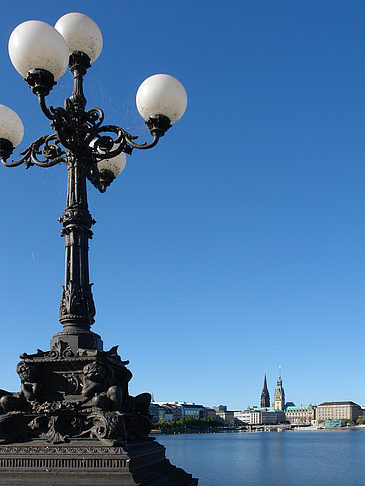 Foto Laterne und Binnenalster