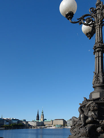 Foto Laterne und Binnenalster