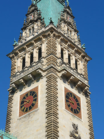 Foto Rathaus Turm - Hamburg