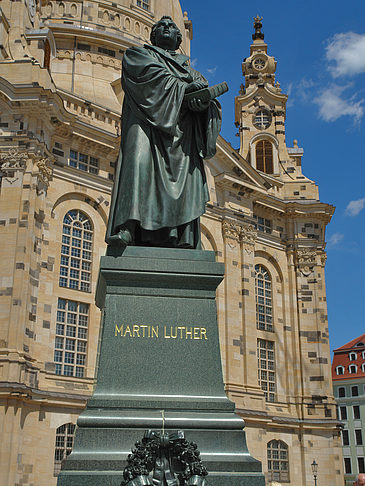 Foto Frauenkirche und Lutherdenkmal