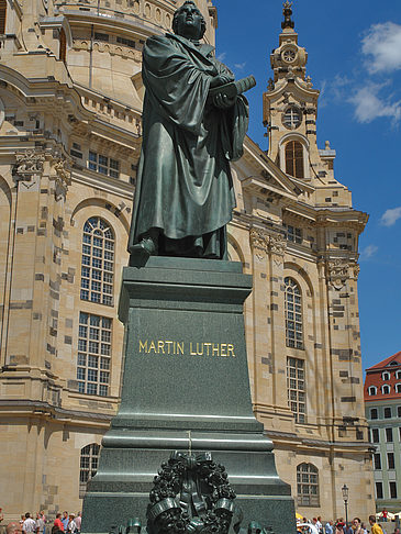 Foto Frauenkirche und Lutherdenkmal