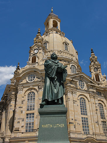 Frauenkirche und Lutherdenkmal Fotos