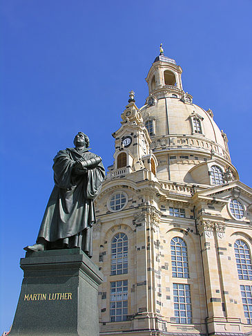 Martin Luther Denkmal an der Frauenkirche