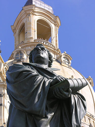 Martin Luther Denkmal an der Frauenkirche