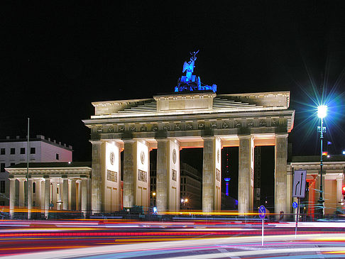 Foto Brandenburger Tor bei Nacht - Berlin