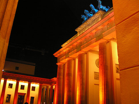 Brandenburger Tor bei Nacht Foto 