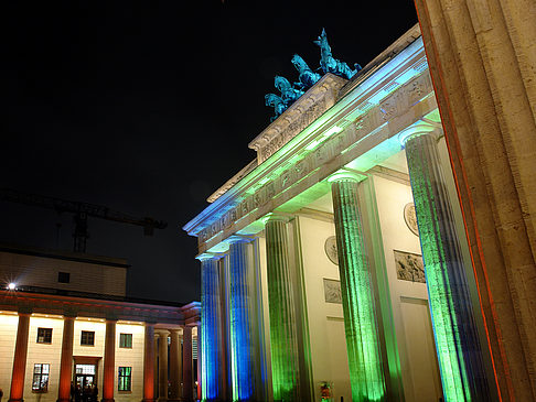 Brandenburger Tor bei Nacht Fotos