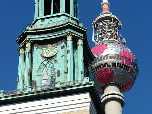 Fernsehturm und Marienkirche