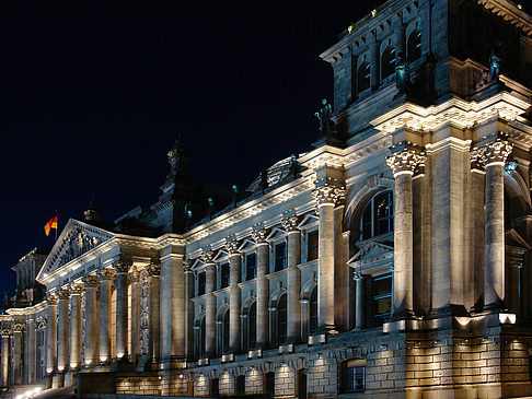 Reichstag bei Nacht Foto 