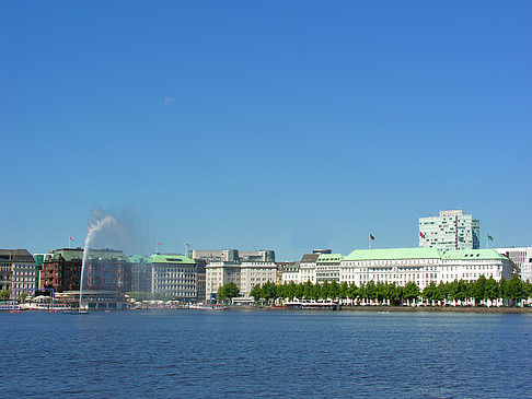 Fontäne auf der Binnenalster Foto 