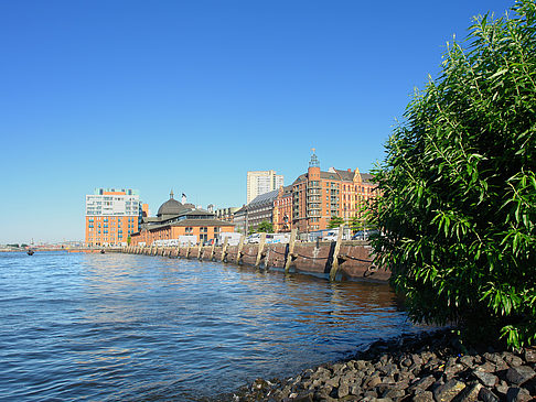 Foto Blick auf den Hafen - Hamburg