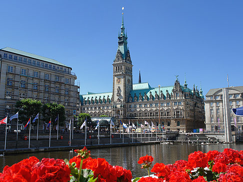 Foto Rathaus mit Alsterfleet