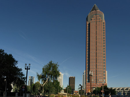 Fotos Messeturm mit Ludwig-Erhard-Anlage | Frankfurt am Main