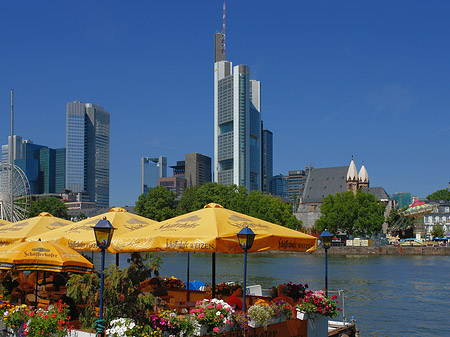 Fotos Skyline von Frankfurt mit Schöfferhofer Weizen