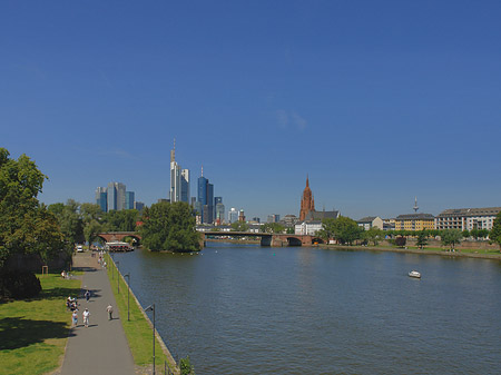 Skyline von Frankfurt Foto 