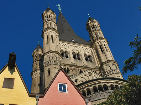 Foto Groß St Martin hinter Fischmarkt