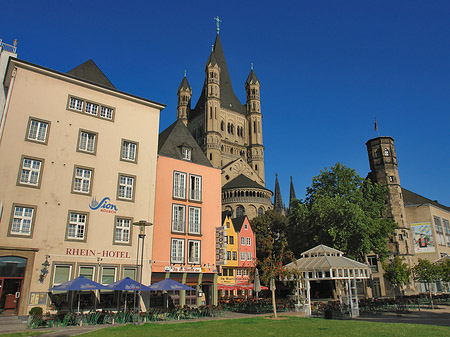 Groß St Martin hinter Fischmarkt Fotos