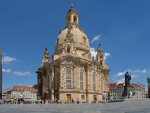 Foto Frauenkirche und Neumarkt