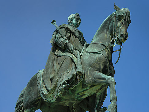 König-Johann-Statue Foto 