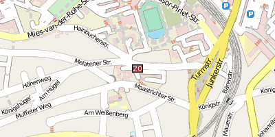 Stadtplan Botanischer Garten