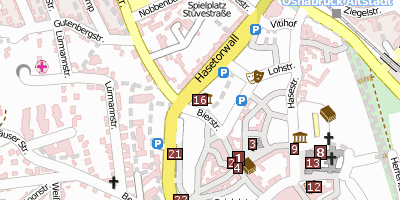 Kunsthalle Dominikanerkirche Stadtplan