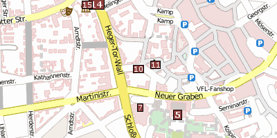 Universität Osnabrück Osnabrück Stadtplan